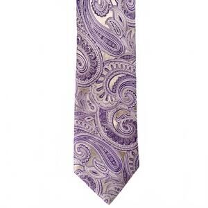 Geoffrey Beene 100% Silk Sheen Purple Tie